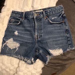 Topshop moto Ashley Jean shorts